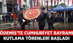 ÖDEMİŞ’TE CUMHURİYET BAYRAMI KUTLAMA TÖRENLERİ BAŞLADI