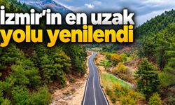 İzmir'in en uzak yolu yenilendi