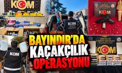 Bayındır’da kaçakçılık operasyonu