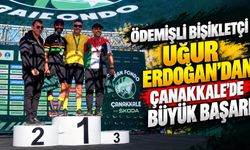 Ödemişli bisikletçi Uğur Erdoğan’dan Çanakkale’de büyük başarı