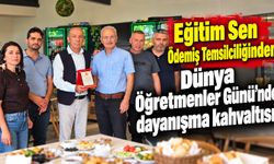 Eğitim Sen Ödemiş Temsilciliğinden Dünya Öğretmenler Günü’nde dayanışma kahvaltısı