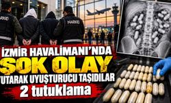 İZMİR HAVALİMANI’NDA ŞOK OLAY YUTARAK UYUŞTURUCU TAŞIDILAR 2 tutuklama