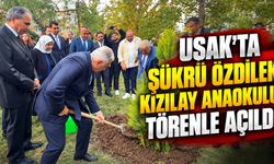 UŞAK’TA ŞÜKRÜ ÖZDİLEK KIZILAY ANAOKULU TÖRENLE AÇILDI