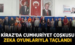KİRAZ’DA CUMHURİYET COŞKUSU ZEKA OYUNLARIYLA TAÇLANDI