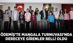 ÖDEMİŞ’TE MANGALA TURNUVASI’NDA DERECEYE GİRENLER BELLİ OLDU