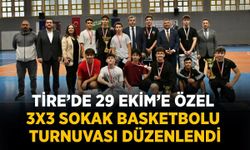 TİRE’DE 29 EKİM’E ÖZEL 3X3 SOKAK BASKETBOLU TURNUVASI DÜZENLENDİ