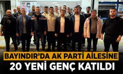 BAYINDIR’DA AK PARTİ AİLESİNE 20 YENİ GENÇ KATILDI