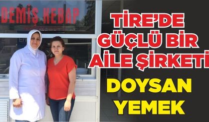 "TİRE'DE İLK OLARAK TABLDOT YEMEK HİZMETİNİ BİZ BAŞLATTIK"