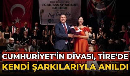 Cumhuriyet’in divası, Tire’de kendi şarkılarıyla anıldı