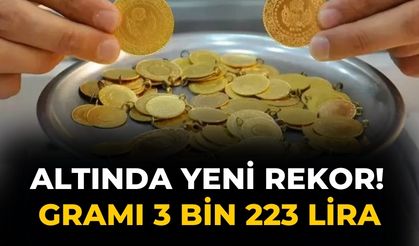 Altında Yeni rekor! Gramı 3 bin 223 Lira
