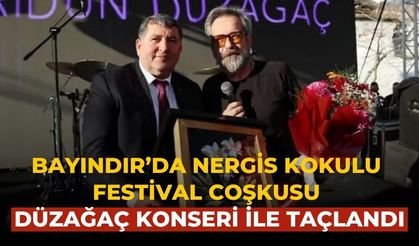 BAYINDIR’DA NERGİS KOKULU FESTİVAL COŞKUSU DÜZAĞAÇ KONSERİ İLE TAÇLANDI