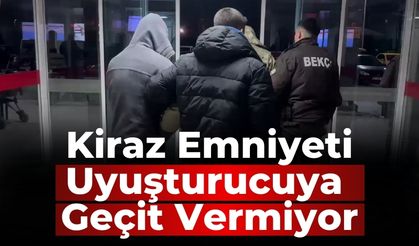 Kiraz emniyeti Uyuşturucuya Geçit Vermiyor