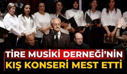 Tire Musiki Derneği’nin kış konseri mest etti