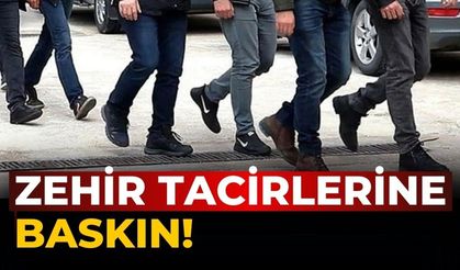 Zehir tacirlerine baskın!
