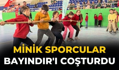 Minik Sporcular Bayındır'ı Coşturdu