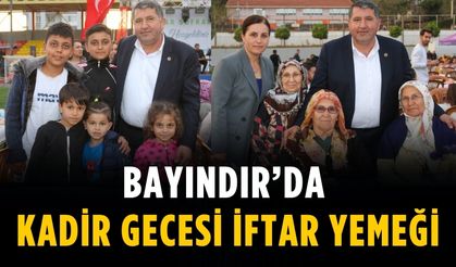 Bayındır’da Kadir Gecesi İftar Yemeği