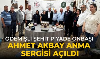 Ödemişli Şehit Piyade Onbaşı Ahmet Akbay Anma Sergisi Açıldı