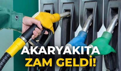 Akaryakıta zam geldi!