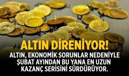 Altın direniyor!