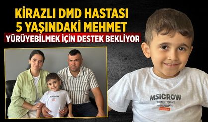 KİRAZLI DMD HASTASI 5 Yaşındaki Mehmet Yürüyebilmek İçin Destek Bekliyor
