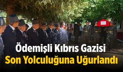 Ödemişli Kıbrıs Gazisi Son Yolculuğuna Uğurlandı