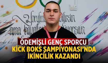 Ödemişli Genç Sporcu Kick Boks Şampiyonası’nda İkincilik Kazandı