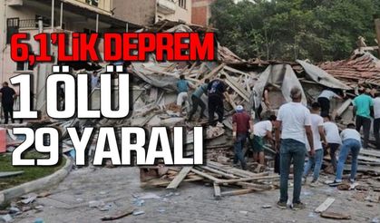 Balıksir’de deprem 6,1 ile sallandık: 1 can kaybı!