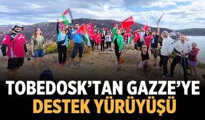 TOBEDOSK’tan Gazze’ye Destek Yürüyüşü