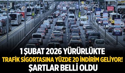 1 Şubat 2026 yürürlükte: Trafik sigortasına yüzde 20 indirim geliyor! Şartlar belli oldu