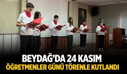 Beydağ’da 24 Kasım Öğretmenler Günü Törenle Kutlandı