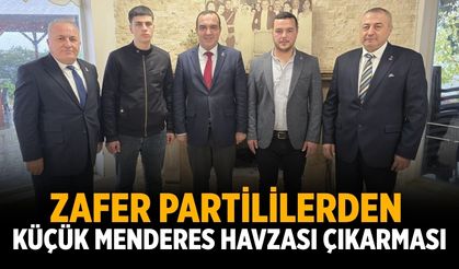 Zafer Partililerden Küçük Menderes Havzası Çıkarması