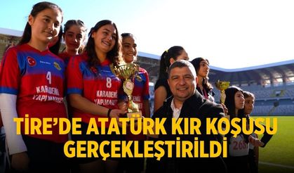 Tire’de Atatürk Kır Koşusu gerçekleştirildi