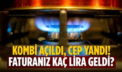 Kombi açıldı, cep yandı! Faturanız kaç lira geldi?
