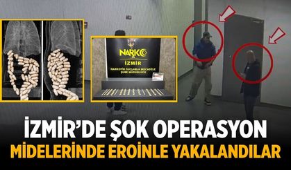 İzmir’de Şok Operasyon Midelerinde Eroinle Yakalandılar