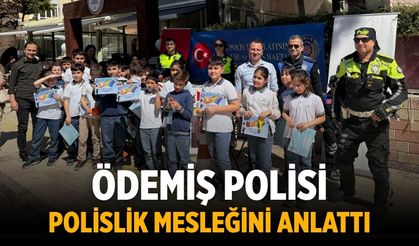 ÖDEMİŞ POLİSİ POLİSLİK MESLEĞİNİ ANLATTI