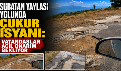 Subatan Yaylası Yolunda Çukur İsyanı: Vatandaşlar Acil Onarım Bekliyor