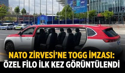 NATO Zirvesi’ne Togg imzası: Özel filo ilk kez görüntülendi