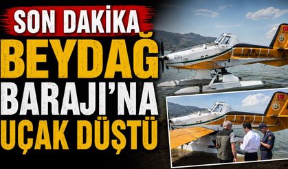 Beydağ Barajı’na Uçak Düştü