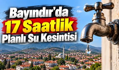 Bayındır’da 17 Saatlik Planlı Su Kesintisi
