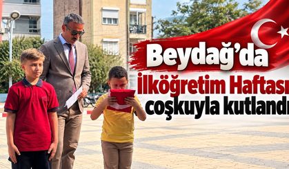 Beydağ’da İlköğretim Haftası coşkuyla kutlandı