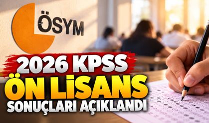 2026 KPSS Ön Lisans sonuçları açıklandı