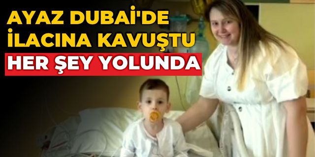 Tedavisine başlanan SMA hastası Ayaz ve ailesinin yüzü gülüyor