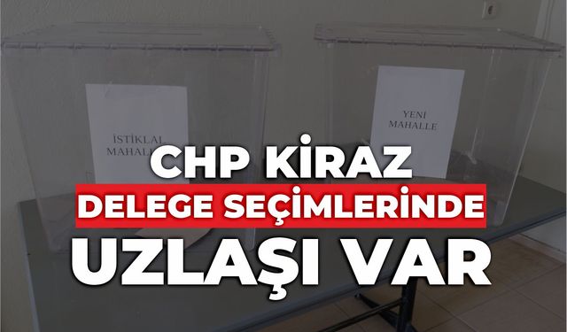 CHP Kiraz’da delege seçimi mesaisi devam ediyor