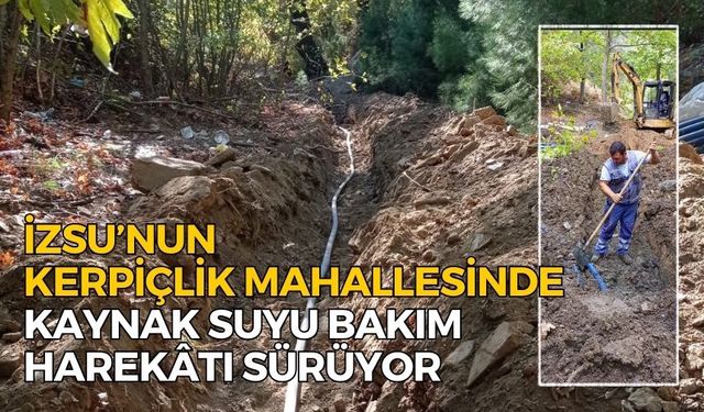 İZSU ÖDEMİŞ’TE engebeli araziye meydan okuyor