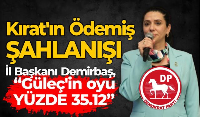 Kırat'ın Ödemiş şahlanışı Güleç'in oyu yüzde 35.12
