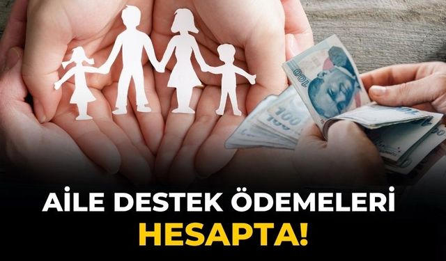 Aile Destek Ödemeleri hesapta!