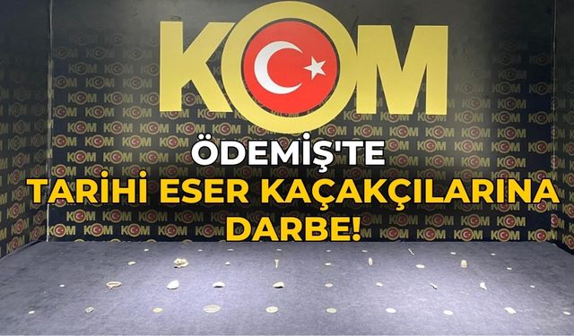 Ödemiş'te Tarihi Eser Kaçakçılarına Darbe!