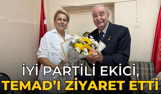 İYİ PARTİLİ EKİCİ, TEMAD’I ZİYARET ETTİ