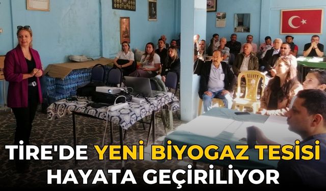 Tire'de Yeni Biyogaz Tesisi Hayata Geçiriliyor