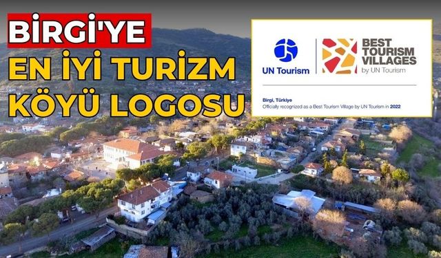 BİRGİ'YE EN İYİ TURİZM KÖYÜ LOGOSU